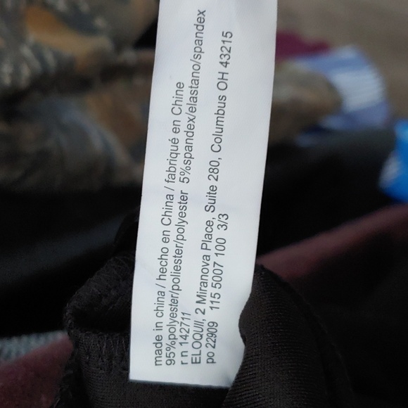 Eloquii Black Pants Sz 14 Career Work Wear Minimalist Contemporary Classic - Picture 9 of 9